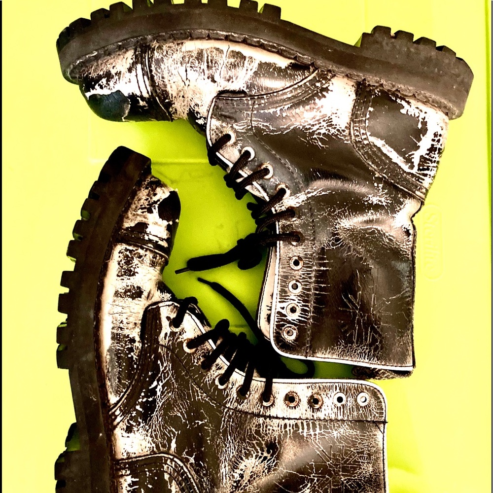 Steel brand 10 eye Combat style boots